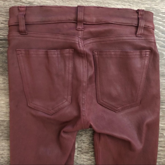 Current/Elliott Stiletto Stretch Leather Pants size 24 - Picture 5 of 8